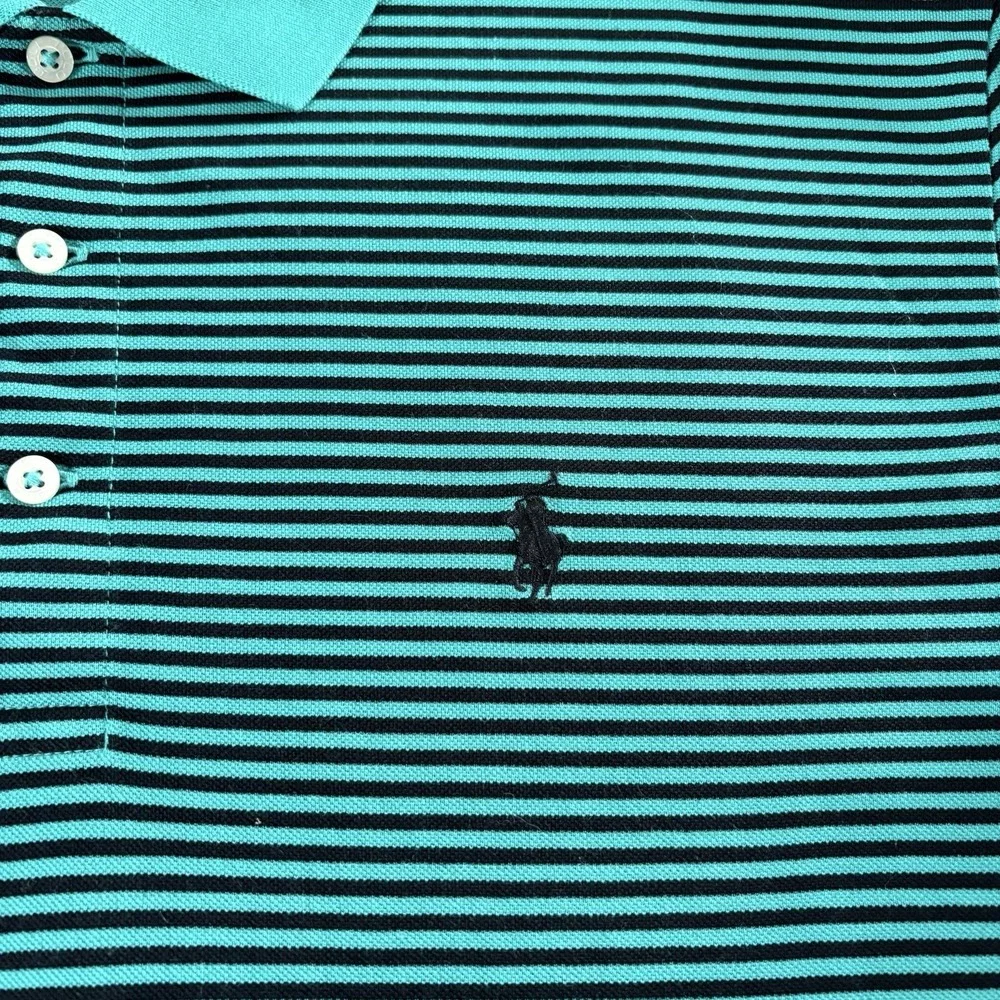 Polo Golf Ralph Lauren 100% Pima Cotton Striped Polo Shirt Mens Size XL